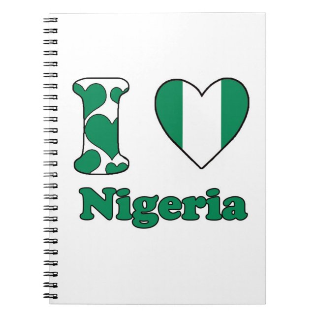 I love Nigeria Notebook (Front)