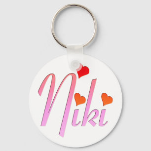 I love Niki Keychain
