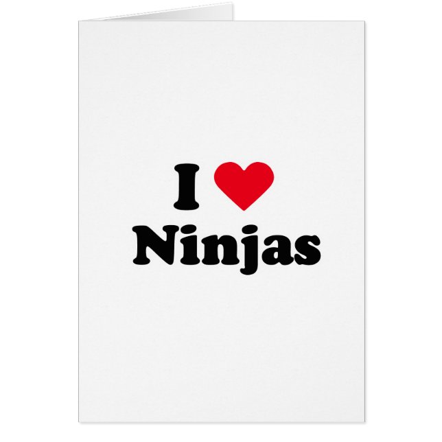 I love ninjas (Front)