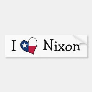 I Love Nixon Bumper Sticker