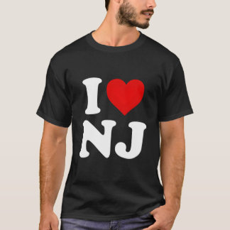 I Love Nj He New Jersey T-Shirt
