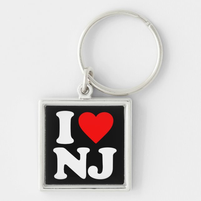 I LOVE NJ KEY RING (Front)