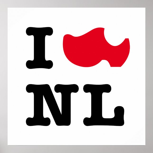 I love NL, I love Holland Poster (Front)