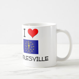 I Love NOBLESVILLE Indiana Coffee Mug