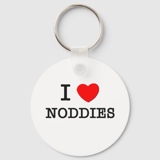 I Love Noddies Key Ring (Front)