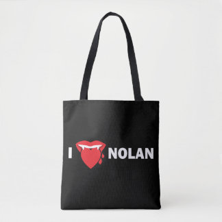I Love Nolan Tote (Dark)