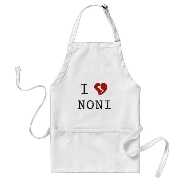 I Love Noni Standard Apron (Front)