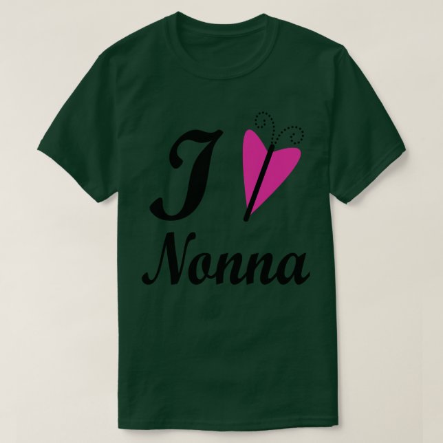 I Love Nonna T-Shirt (Design Front)