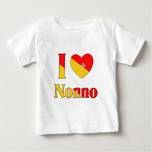 I Love Nonno Baby T-Shirt