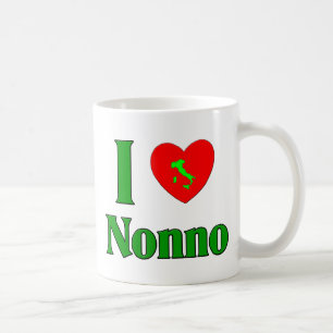 I Love Nonno (Italian Grandfather) Coffee Mug