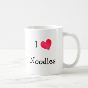 I Love Noodles Coffee Mug