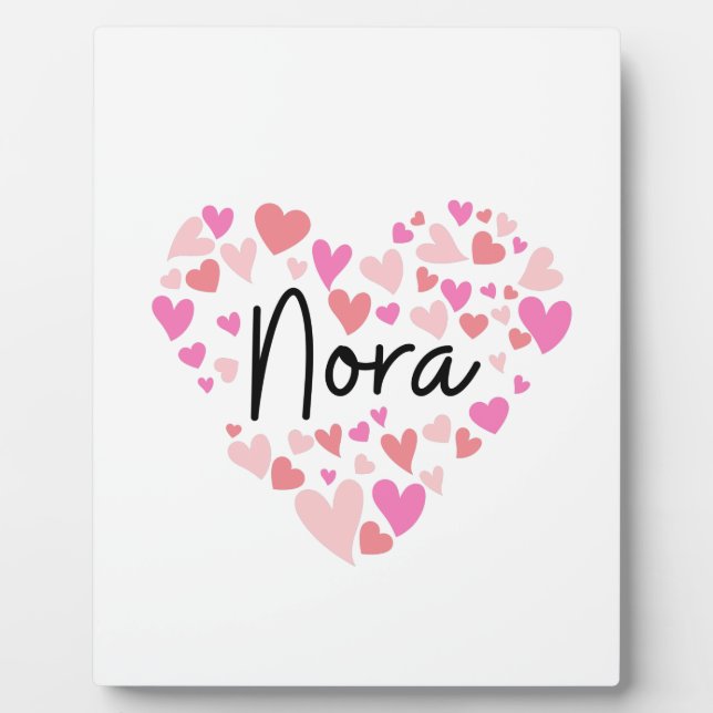 I love Nora Plaque (Front)