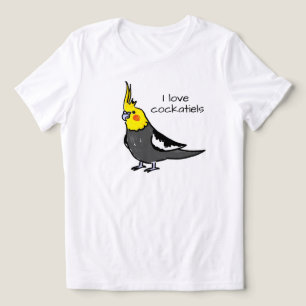I Love Normal Grey Cockatiels Tri-Blend Shirt
