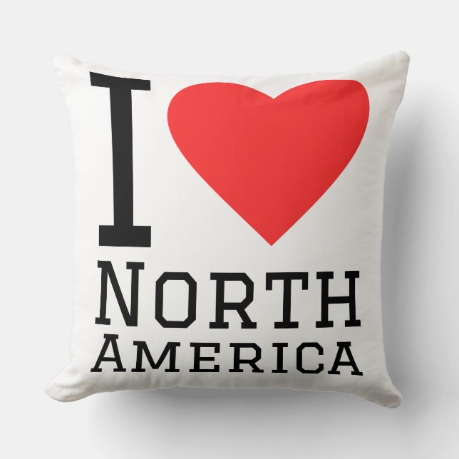 I love north america cushion (Front)