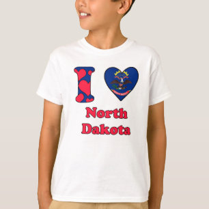 I love North Dakota T-Shirt