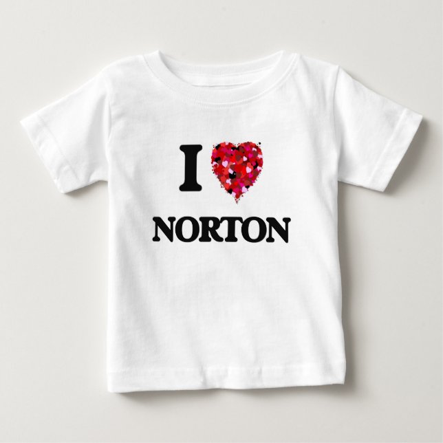 I Love Norton Baby T-Shirt (Front)