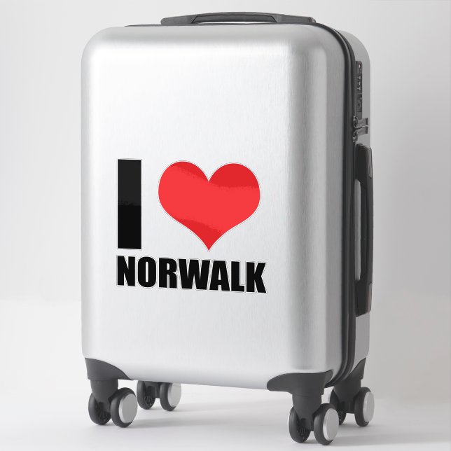 I love Norwalk (Suitcase)