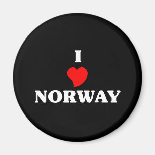 I Love Norway Magnet