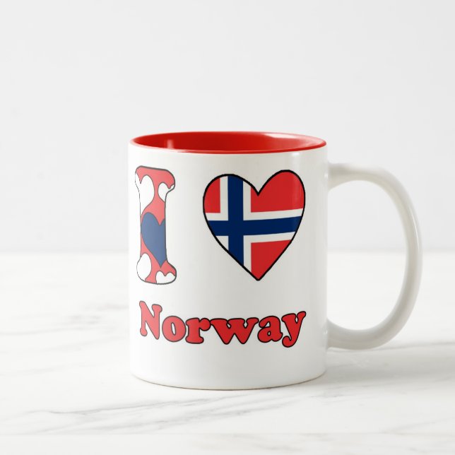 I love Norway Two-Tone Coffee Mug (Right)