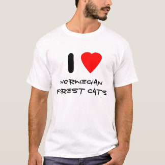 I love Norwegian Forest Cats T-Shirt
