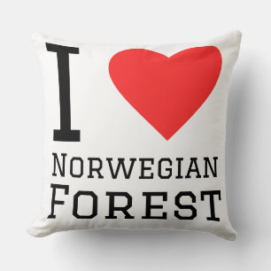 I love Norwegian forest Cushion