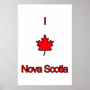 I Love Nova Scotia Poster