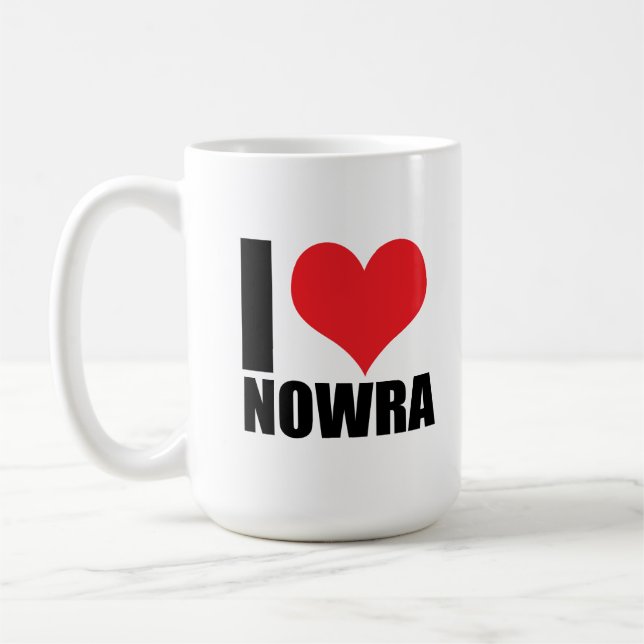 I love Nowra Coffee Mug (Left)