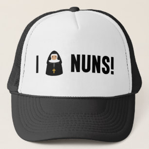 I Love Nuns Trucker Hat