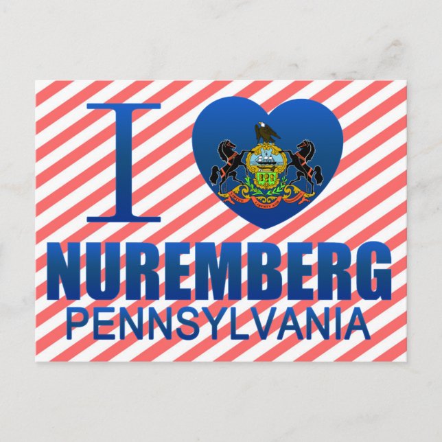 I Love Nuremberg, PA Postcard (Front)