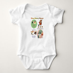 I LOVE NURSERY RHYMES (#3) BABY BODYSUIT