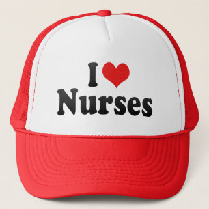I Love Nurses Trucker Hat
