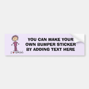 I Love Nursing T-shirts and Gifts Bumper Sticker