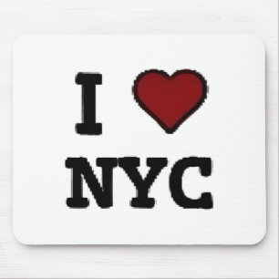 I Love NYC heart Mouse Pad