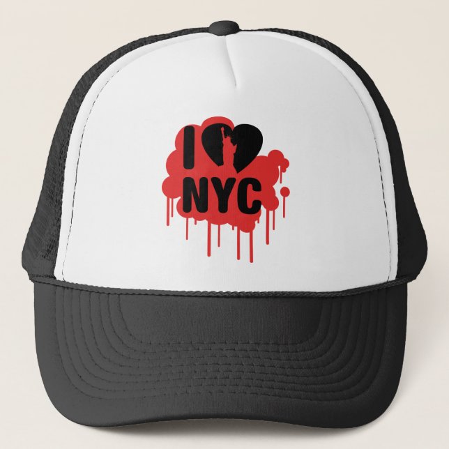 I Love NYC Trucker Hat (Front)