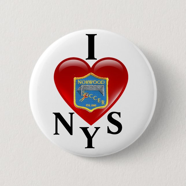 I Love NYS Button (Front)