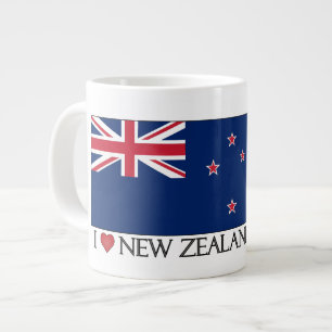 I Love NZ Jumbo Mug