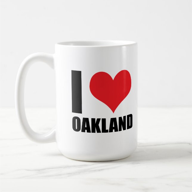 I love Oakland Coffee Mug (Left)