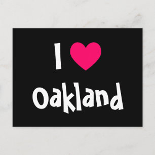 I Love Oakland Postcard