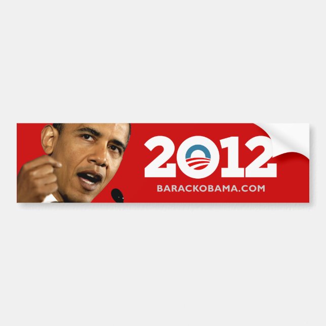 I Love Obama Biden 2012 Bumper Sticker (Front)