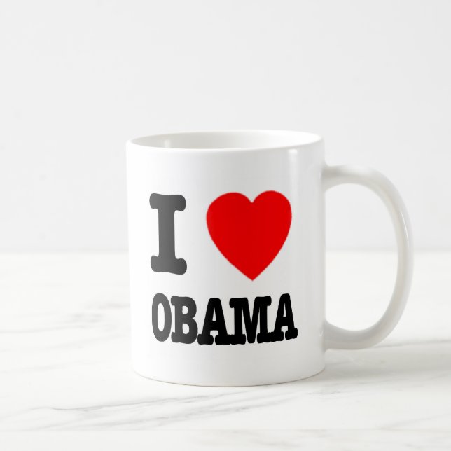 I Love Obama Coffee Mug (Right)