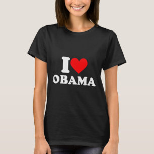 I Love Obama T Shirt I Heart Obama Tee_1