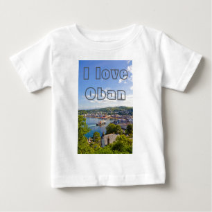 I love Oban, customisable t shirt