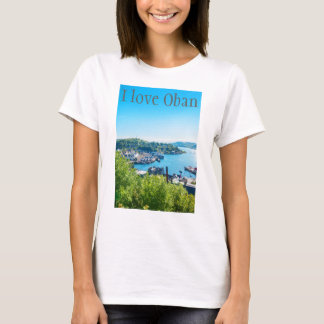 I love Oban,personalised Tshirt