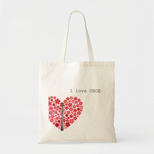 I love OBOE Tote Bag I オーボエラブトートバッグ (Front)