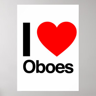 i love oboes poster