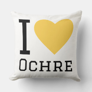 I love ochre cushion