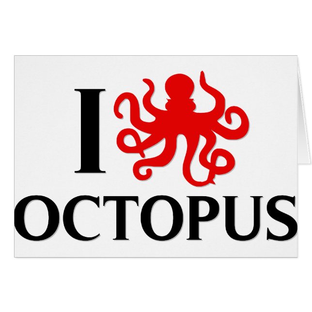 I Love Octopus (Front Horizontal)