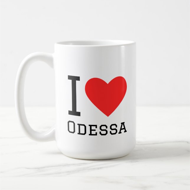 I love odessa coffee mug (Left)
