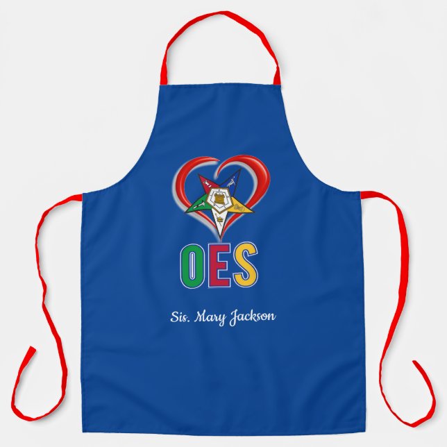 I Love OES Apron (Front)