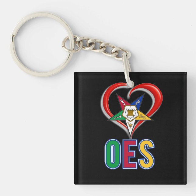 I Love OES Key Ring (Front)